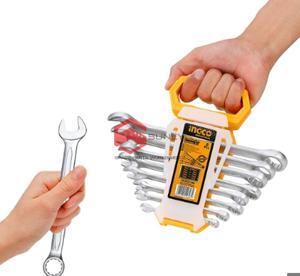 Bộ cờ lê vòng miệng 8 cây Ingco HKSPA1082