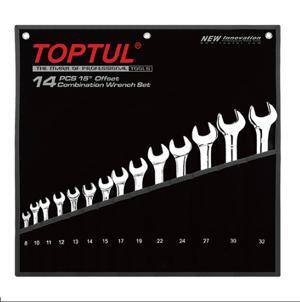 Bộ cờ lê vòng miệng bóng 14 món Toptul GPAB1403