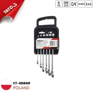 Bộ cờ lê vòng miệng hệ inch 6 chi tiết Yato YT-48860