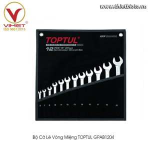 Bộ cờ lê vòng miệng mờ 12 món Toptul GPAB1204