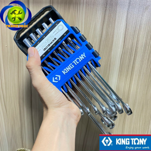 Bộ cờ lê vòng miệng siêu nhẹ 12 món 8-22mm KINGTONY 12D12MRS