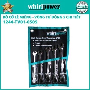 Bộ cờ lê vòng miệng tự động Whirl Power 1244-TV01-0505 - 5 chi tiết