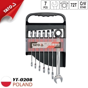 Bộ cờ lê vòng miệng tự động Yato 7 chi tiết YT-0208