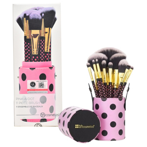 Bộ cọ Pink A Dot Brush Set 11 cây BH Cosmetics