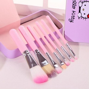 bộ cọ trang điểm Kitty 7 cây tiện dụng dễ mang theo bỏ túi