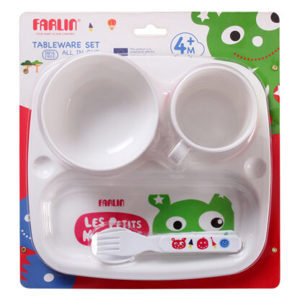 Bộ cốc bát tập ăn bằng nhựa phíp Farlin PER246 (PER-246)
