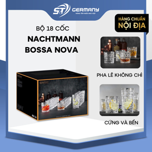 Bộ cốc pha lê 18 chiếc Nachtmann Bossa Nova