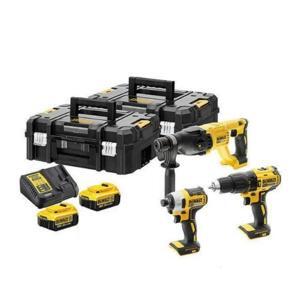 Bộ combo máy khoan bê tông  máy khoan bắt vít pin 20V Dewalt DCK372M2T