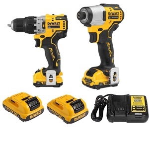 Bộ combo máy khoan vặn vít pin 12V Dewalt DCK28706D2