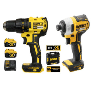 Bộ combo máy khoan vặn vít pin 20V Dewalt DCK277P2