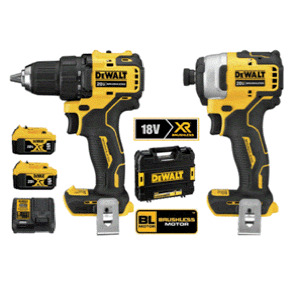 Bộ combo máy khoan vặn vít pin 20V Dewalt DCK2008P2