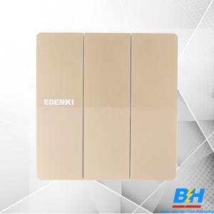 Bộ công tắc ba 1 chiều Edenki EE-103-G