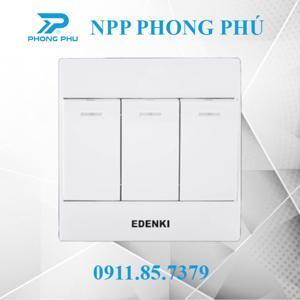 Bộ công tắc ba 1 chiều Edenki EC-103