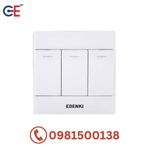 Bộ công tắc ba 1 chiều Edenki EC-103