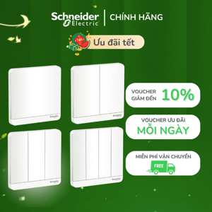 Bộ công tắc ba 1 chiều Schneider E8333L1LED