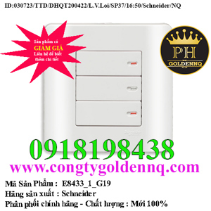 Bộ công tắc ba 1 chiều Zencelo Schneider E8433_1_G19