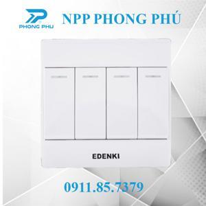 Bộ công tắc bốn 1 chiều Edenki EC-104