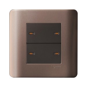 Bộ công tắc bốn 1 chiều Zencelo Schneider E8434_1_SZ_G19