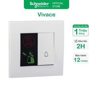 Bộ công tắc chuông “Không làm phiền” Schneider KB31BD_C_AS