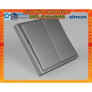 Bộ công tắc đôi 1 chiều Simon 701021