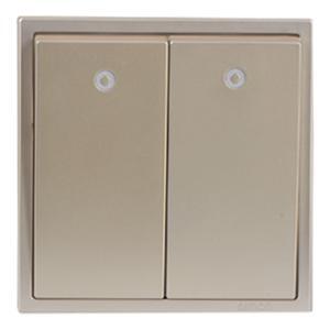 Bộ công tắc đôi 1 chiều Simon 701023