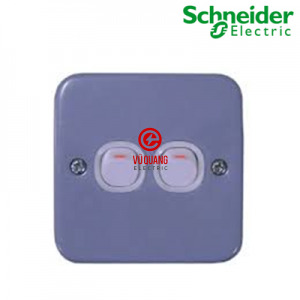 Bộ công tắc đôi 1 chiều Zencelo Schneider ESM32_1_2AR