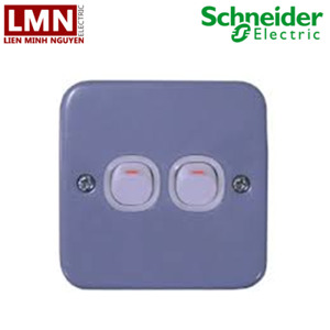 Bộ công tắc đôi 1 chiều Zencelo Schneider ESM32_1_2AR