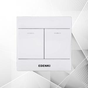 Bộ công tắc đôi 2 chiều Edenki EC-202