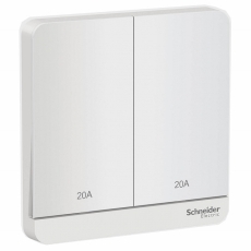 Bộ công tắc đôi 2 cực 20A Schneider E8332D20N_WE