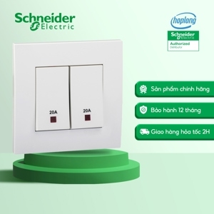 Bộ công tắc đôi 2 cực Schneider KB32D20NE