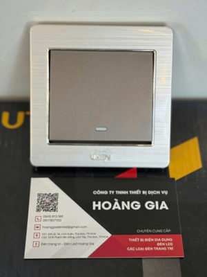 Bộ công tắc đơn 1 chiều Uten V6.0GK11