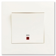 Bộ công tắc đơn 2 cực Zencelo Schneider KB31D20NE_WE_G19