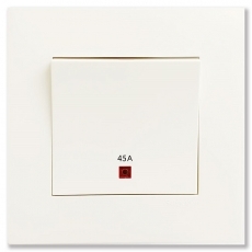 Bộ công tắc đơn 2 cực Zencelo Schneider KB31DR45N_WE_G19