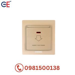 Bộ công tắc thẻ từ 16A Edenki EE-KC-G