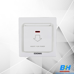 Bộ công tắc thẻ từ 16A Edenki EE-KC