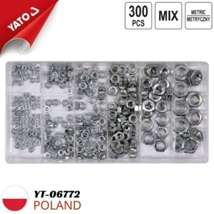 Bộ đai ốc tổng hợp 300 chi tiết Yato YT-06772