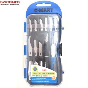 Bộ dao đa năng 14 chi tiết C-Mart A0301
