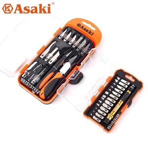 Bộ dao điêu khắc Asaki AK-3960 14 chi tiết