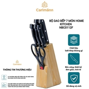 Bộ dao bếp 7 món Home Kitchen Carlmann NBC0112F