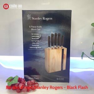 Bộ dao Stanley Rogers Black Flash 6 món