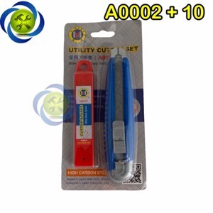 Bộ dao và 10 lưỡi dao dự phòng C-Mart A0002+10