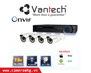 Bộ đầu ghi hình camera IP 4 kênh Công nghệ PLC Vantech VPP-01B