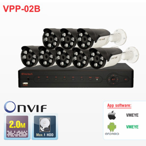 Bộ đầu ghi hình camera IP 8 kênh Vantech VPP-02B