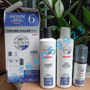 Bộ dầu gội đặc trị rụng tóc Nioxin System 6 - 150ml, chuyên sâu cho sợi tóc cứng