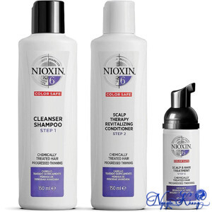 Bộ dầu gội đặc trị rụng tóc Nioxin System 6 - 150ml, chuyên sâu cho sợi tóc cứng