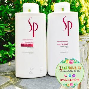 Bộ dầu gội giữ màu tóc nhuộm Wella SP Color Save Shampoo - 1000ml