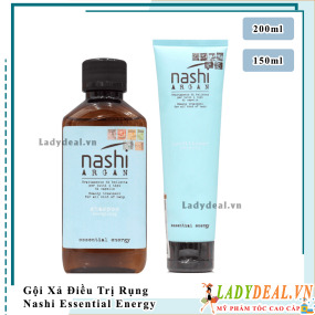 Bộ dầu gội Nashi Argan phục hồi hư tổn 200ml