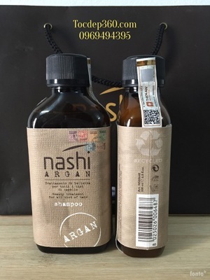 Bộ dầu gội Nashi Argan phục hồi hư tổn 200ml
