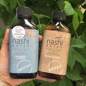 Bộ dầu gội Nashi Argan phục hồi hư tổn 200ml