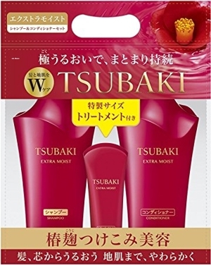 Bộ dầu gội Shiseido Tsubaki màu đỏ